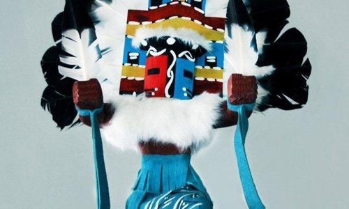 Blue Kachina Doll